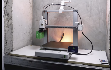 hasil akhir ambalan baja ringan untuk mesin 3D printer