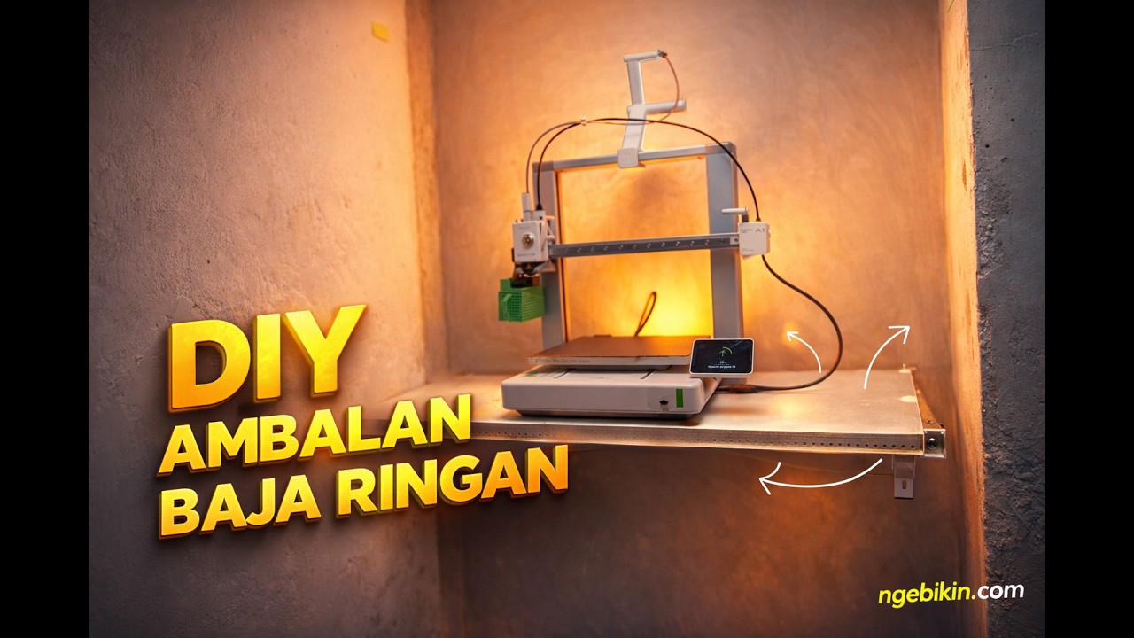Cara Membuat Ambalan Baja Ringan: DIY Rak Dinding untuk Workshop